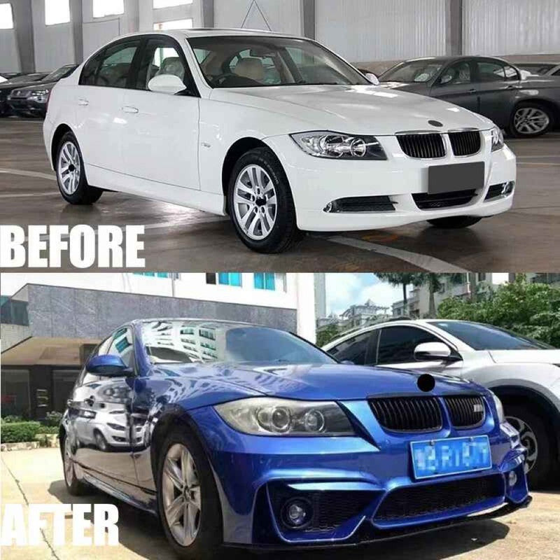Car Craft Compatible With Bmw 3 Series E90 2005-2008 Front Bumper Upgrade Convert To M Sport M4 Bodykit Bumper - CAR CRAFT INDIA