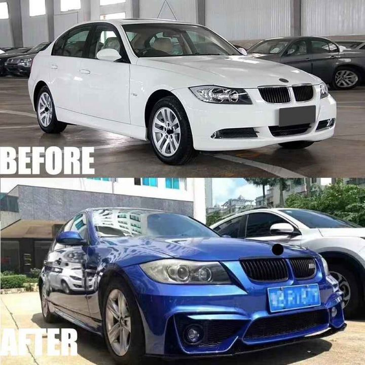 Car Craft Compatible With Bmw 3 Series E90 2005-2008 Front Bumper Upgrade Convert To M Sport M4 Bodykit Bumper - CAR CRAFT INDIA