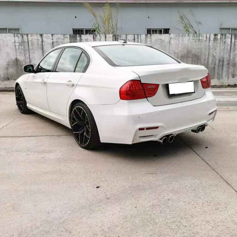 Car Craft Compatible With Bmw 3 Series E90 2005-2012 Rear Bumper Upgrade Convert To M Sport M4 Bodykit Bumper - CAR CRAFT INDIA