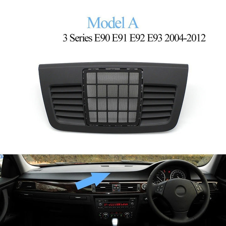 Car Craft Compatible With Bmw 3 Series E90 E91 E92 E93 2004-2012 Car Interior Front Dashboard Audio Loudspeaker Cover Grille Panel Trim Replacement Middle Centre 51457123749 Model A - CAR CRAFT INDIA