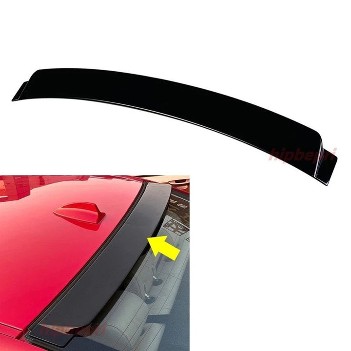 Car Craft Compatible With Bmw 3 Series E90 2006-2012 Rear Trunk Wing Boot Lip Wing Roof Spoiler Carbon Fiber Look