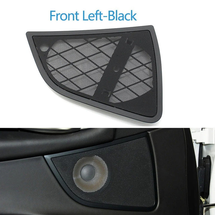 Car Craft Compatible With Bmw 7 Series F01 F02 2009-2014 Car Interior Door Speaker Loudspeaker Grill Cover Horn Sound Audio Speaker Grille Panel 51419169093 Black Front Left - CAR CRAFT INDIA