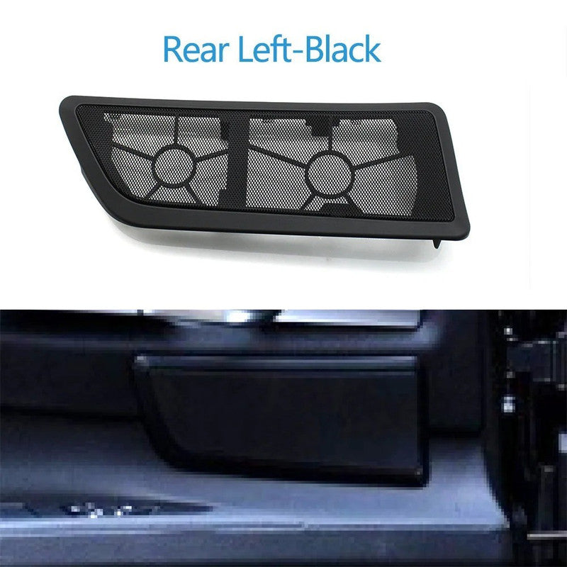 Car Craft Compatible With Bmw 7 Series F01 F02 2009-2014 Car Interior Door Speaker Loudspeaker Grill Cover Horn Sound Audio Speaker Grille Panel 51429169059 Black Rear Left - CAR CRAFT INDIA