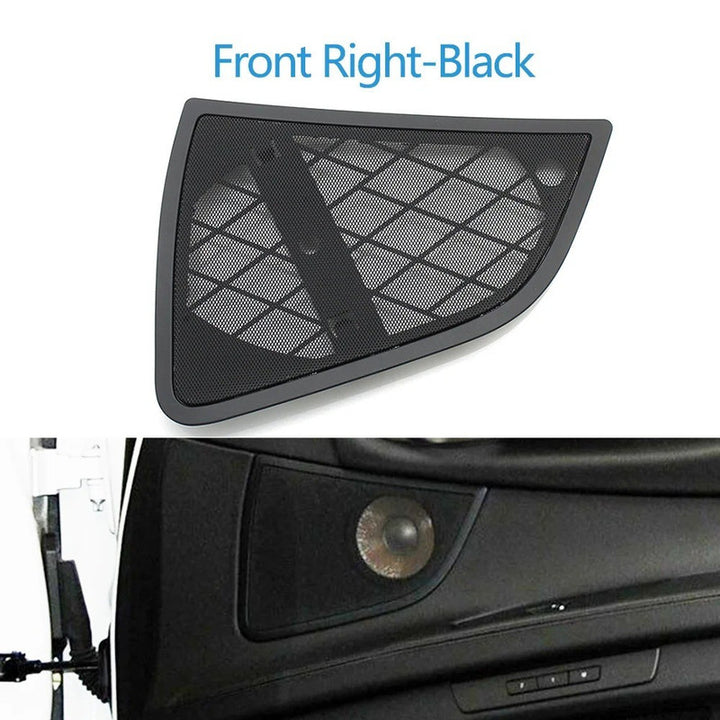 Car Craft Compatible With Bmw 7 Series F01 F02 2009-2014 Car Interior Door Speaker Loudspeaker Grill Cover Horn Sound Audio Speaker Grille Panel 51419169094 Black Front Right - CAR CRAFT INDIA