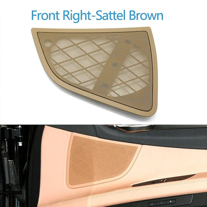 Car Craft Compatible With Bmw 7 Series F01 F02 2009-2014 Car Interior Door Speaker Loudspeaker Grill Cover Horn Sound Audio Speaker Grille Panel 51419169104 Sattel Brown Front Right - CAR CRAFT INDIA