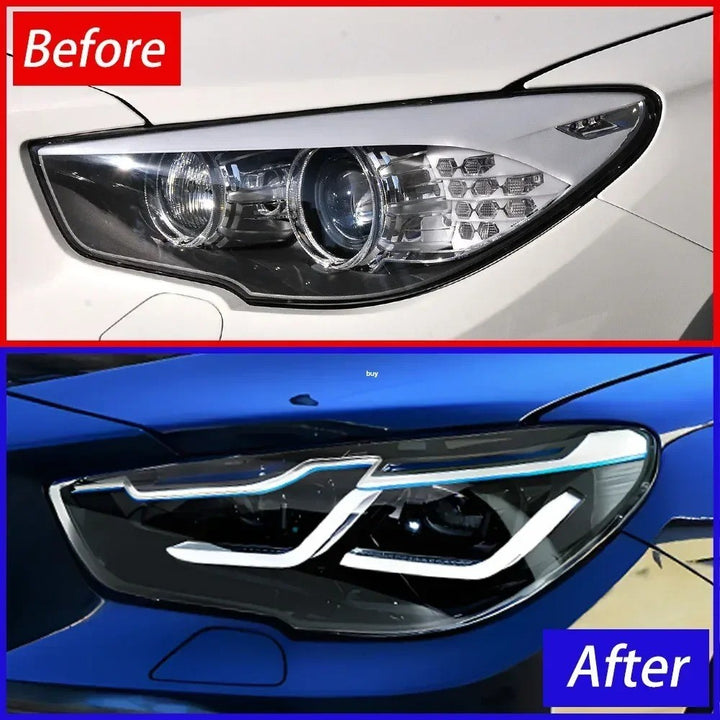 Car Craft Compatible With Bmw 5 Series Gt F07 2010-2015 Car Front Upgraded Head Light Lamp Xenon Headlight Retrofit Upgrade Modified Led Drl Hid G Series G30 Style Style