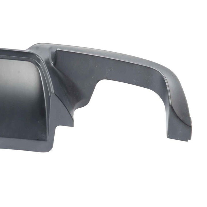 Car Craft Compatible With Bmw 5 Series F10 2010-2017 M Sport M5 Bumper Diffuser Rear After Lip Skirt 2 Fin Glossy Black