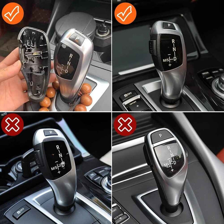 Car Craft Compatible With Bmw 1 Series F20 2 Series F22 F87 3 Series F30 F34 F35 4 Series F32 F36 5 Series F10 5gt F07 7 Series F01 F02 F04 X3 F25 X4 F26 Car Gear Shift Lever Shifter Gear Knob Rear Cover Panel Trim 61319197728-c