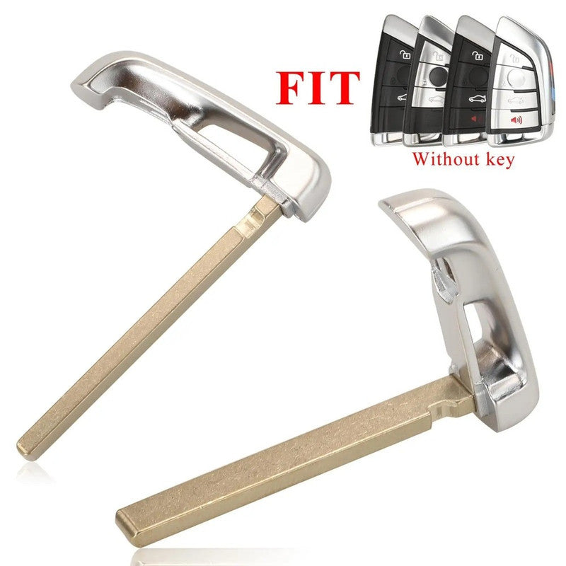 Car Craft Compatible With Bmw 1 2 3 4 5 6 7 X1 X3 X4 X5 X6 X7 Z4 Series Key Cover Case Physical Key Blade Silver Bm-ks-45