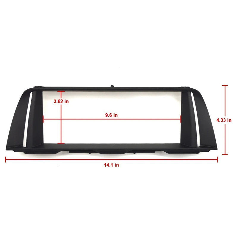 Car Craft Compatible With Bmw 5 Series F10 F18 Id4 Infotainment Display Screen Player Radio Frame Trim Lcd Cover Panel 65509301374 10.25 Inch CC-9021