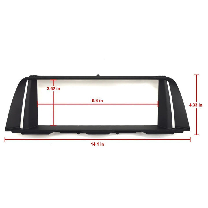 Car Craft Compatible With Bmw 5 Series F10 F18 Id4 Infotainment Display Screen Player Radio Frame Trim Lcd Cover Panel 65509301374 10.25 Inch CC-9021