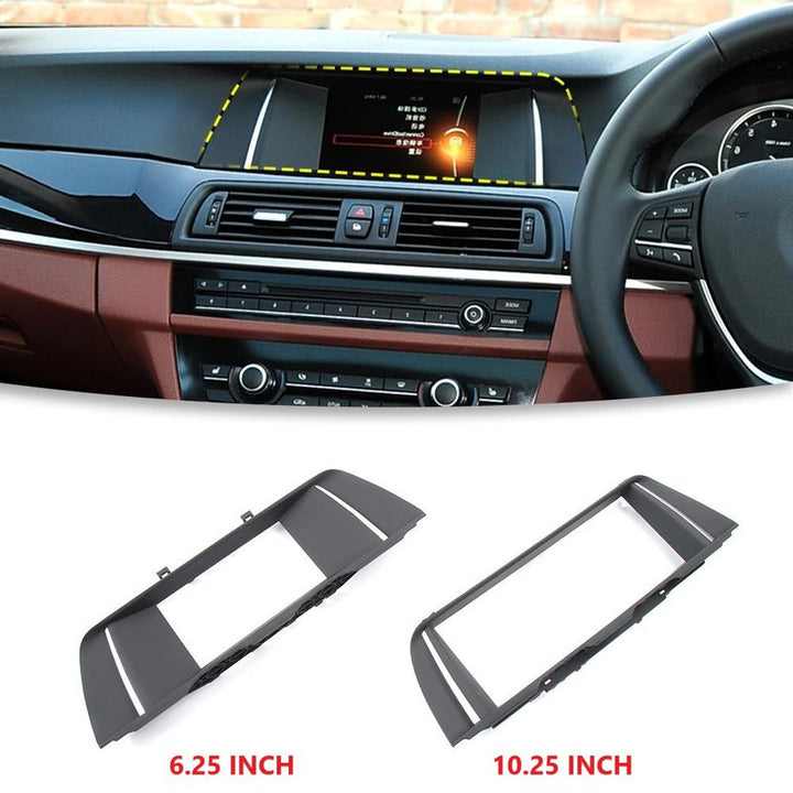 Car Craft Compatible With Bmw 5 Series F10 F18 Id4 Infotainment Display Screen Player Radio Frame Trim Lcd Cover Panel 65509301373 6.25 Inch CC-9022