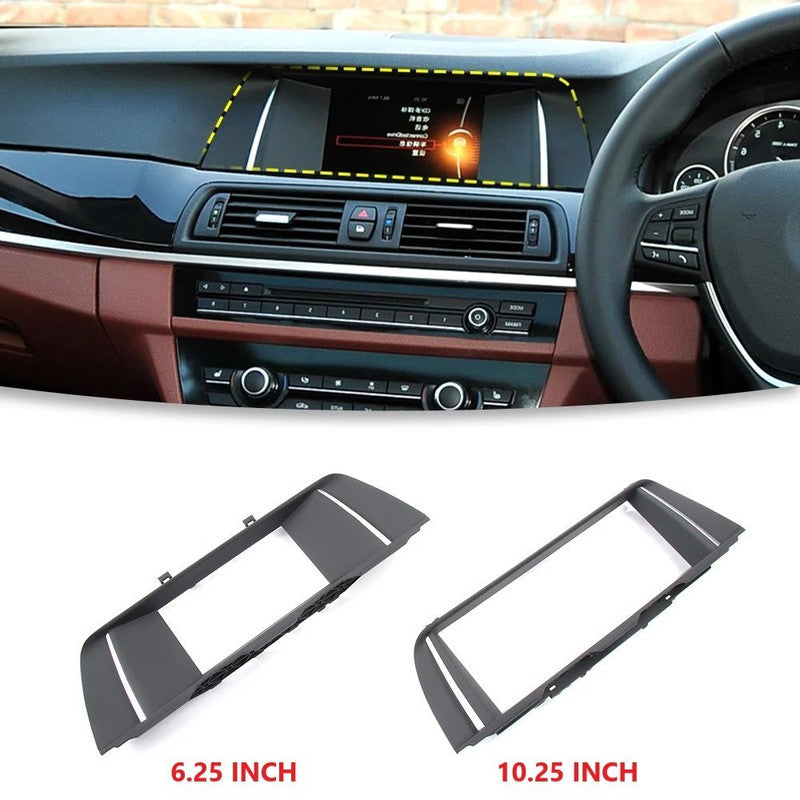 Car Craft Compatible With Bmw 5 Series F10 F18 Id4 Infotainment Display Screen Player Radio Frame Trim Lcd Cover Panel 65509301374 10.25 Inch CC-9021