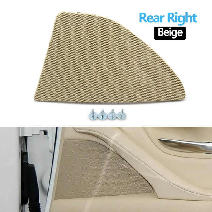 Car Craft Compatible With Bmw 5 Series F10 2010-2016 Car Door Upgraded Horn Loud Speaker Grill Sound Audio Cover Rear Beige Right 51427318824 - CAR CRAFT INDIA