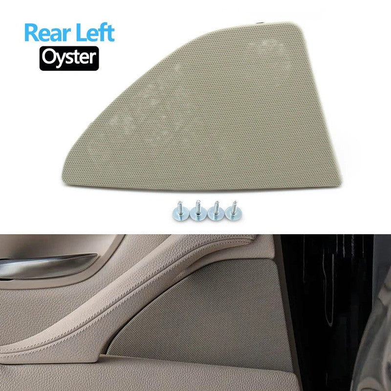 Car Craft Compatible With Bmw 5 Series F10 2010-2016 Car Door Upgraded Horn Loud Speaker Grill Sound Audio Cover Rear Oyester Left 51427226469 - CAR CRAFT INDIA