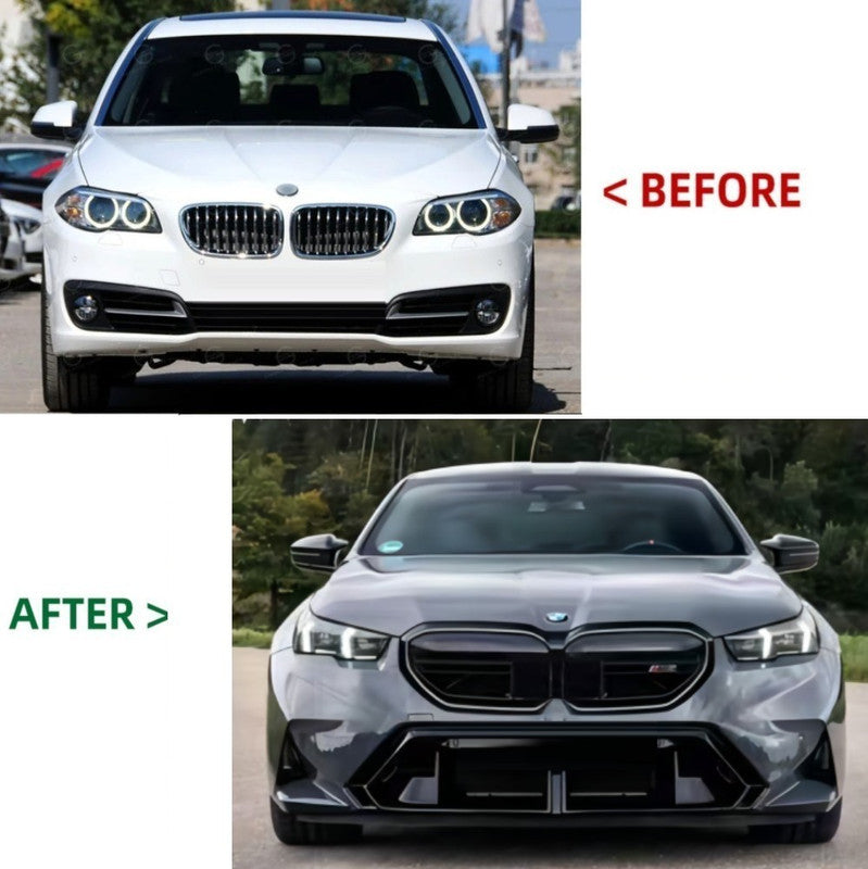 Car Craft Compatible With Bmw 5 Series F10 2010-2017 Upgrade Facelift Conversion Kit To 5 Series G68 M5 M Sport 2024+ Bodykit Bumper Grill Side Skirts Lip Headlight Taillight Trunk Hood Lip
