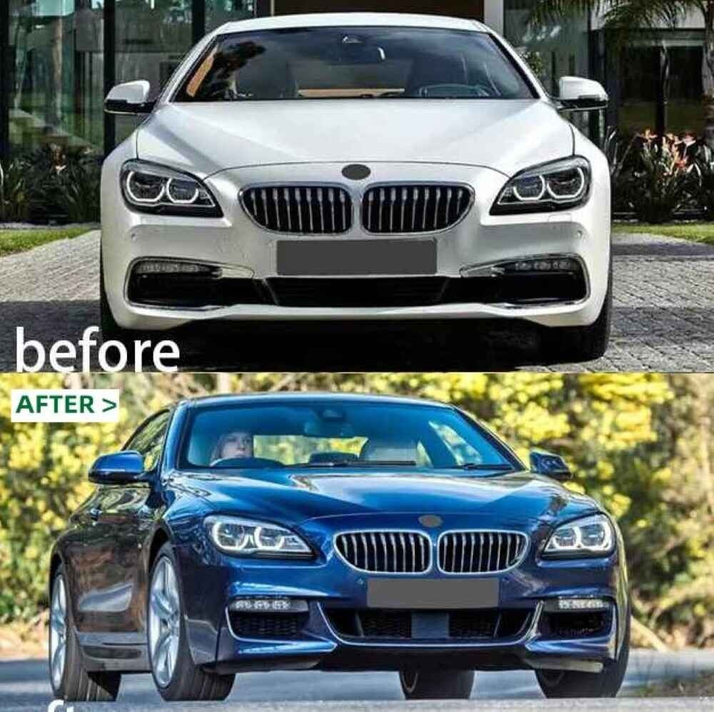 Car Craft Compatible With Bmw 6 Series F06 F12 2011-2018 Front Bumper Upgrade Convert To M Sport M Tech Mt Bodykit F06/f12/f13-002 Gc