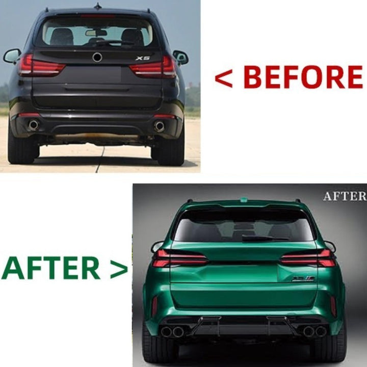 Car Craft Compatible With Bmw X5 F15 2014-2018 To X5 G05 Lci 2023+ M Sports Xm5 Upgrade Facelift Conversion Hood Fender Bodykit Bumper Headlight Taillight CC-6329