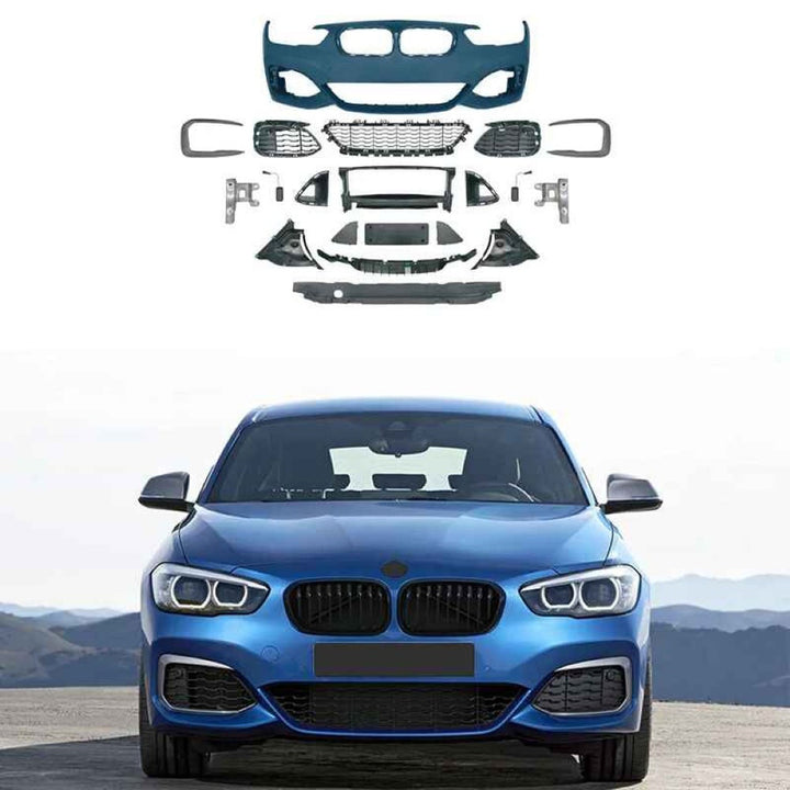 Car Craft Compatible With Bmw 1 Series F20 Lci 2015-2018 Front Bumper Upgrade Convert To M Sport Mt M Tech Bodykit Bumper - CAR CRAFT INDIA