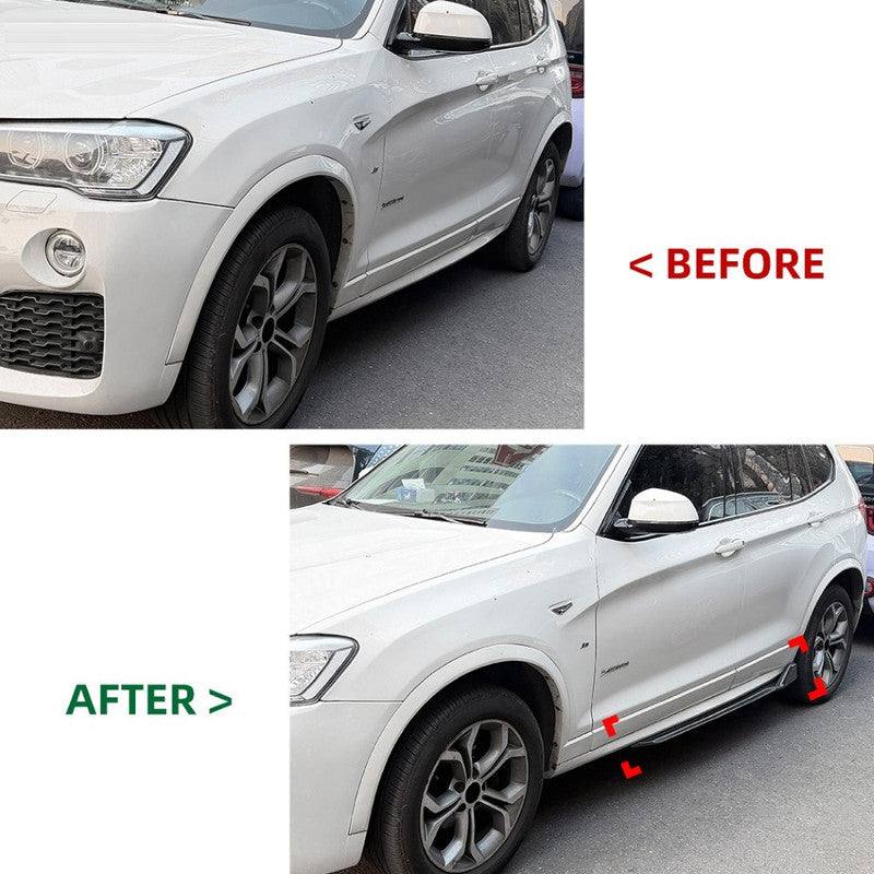 Car Craft Compatible With Bmw X3 F25 X4 F26 M Sport 2011-2017 Side Skirt Splitter Trim Running Board Zst-1489 Gb Glossy Black