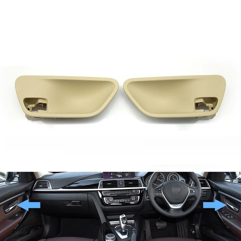 Car Craft Compatible With Bmw 3 Series F30 F34 2012-2018 4 Series M3 M4 F31 F35 F80 F32 F33 F36 F82 F83 2013-2020 Interior Unlock Door Opening Pull Handle Bowl Cover 51417279345 Beige Left - CAR CRAFT INDIA