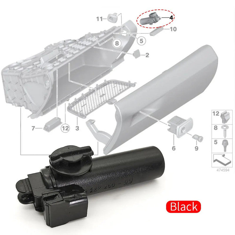 Car Craft Compatible With Bmw 1 2 Series F20 2011-2018 F22 3 4 Series F30 F34 2012-2019 F32 2016-2021 X5 X6 F15 F16 2013-2018 Glove Armrest Storage Shock Absorber Spring Break Box Damper 51167227250 CC-9562