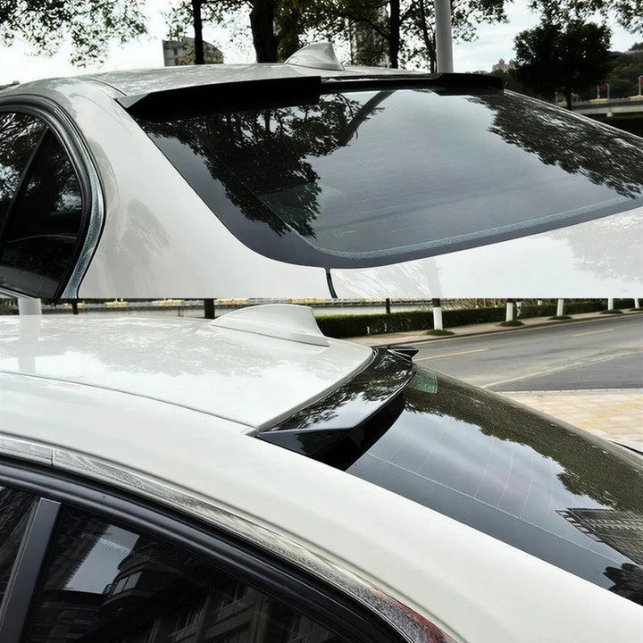 Car Craft Compatible With Bmw 3 Series F30 F80 2012-2019 Rear Trunk Wing Boot Lip Wing Roof Spoiler Glossy Black