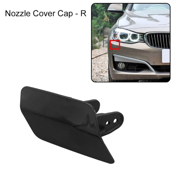 Car Craft Compatible With Bmw 3 Series Gt F34 2012-2019 Front Bumper Headlight Washer Spray Nozzle Cover 51117371848 Right CC-7936
