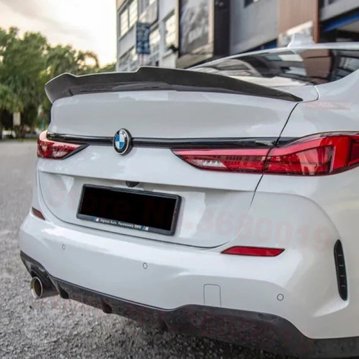Car Craft Compatible With Bmw 2 Series F44 2020-2025 Rear Trunk Wing Boot Lip Wing Spoiler Psm Big Carbon Fiber Look