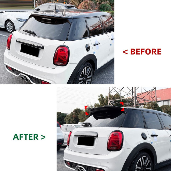 Car Craft Compatible With Mini Cooper F55 F56 2014-2022 Rear Trunk Wing Boot Lip Roof Spoiler Zst-1347 Gloss Black