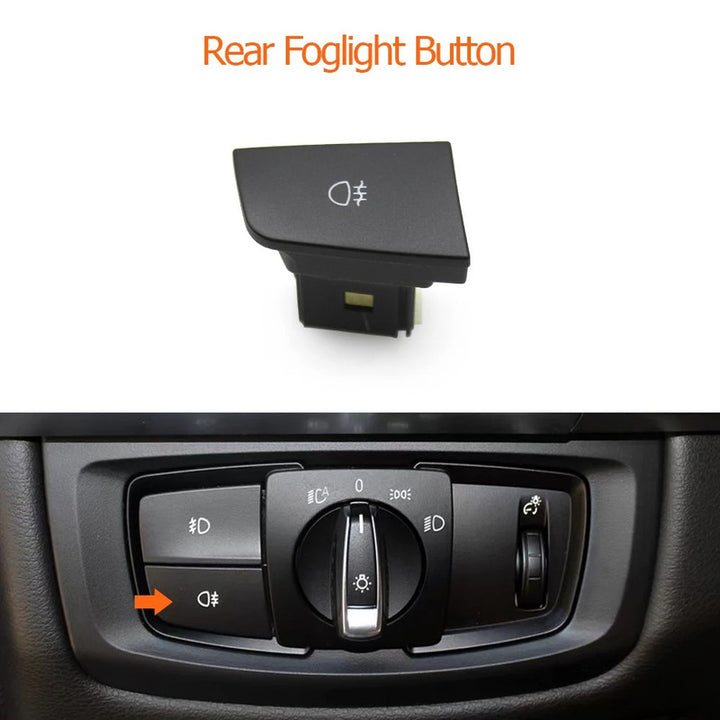 Car Craft Compatible With Bmw 2 Series X5 X6 F15 F16 F85 F86 F45 F46 2014-2019 Car Dashboard Headlight Switch Rotary Knob Button Cap Headlamp Cover Panel Fog Button Rear 61319311727-f - CAR CRAFT INDIA