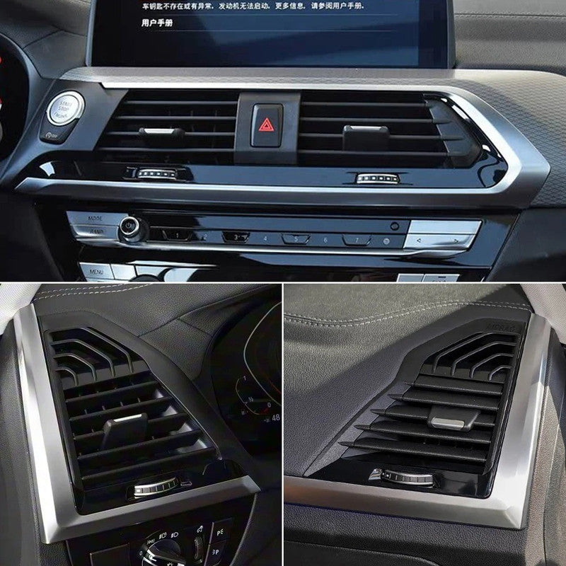 Car Craft Compatible With Bmw X3 X4 Ix3 G01 G02 G08 2017-2021 Car Ac Air Vent Grille Slider Panel Cover 64229363444-ml64229363444-cl Middle Centre Central Left