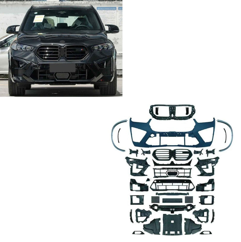 Car Craft Compatible With Bmw X5 G05 2019-2022 Front Bumper Upgrade Convert To M Sport Mp M Performance X5m Bodykit Wheel Arch G05/g18-020 Gc