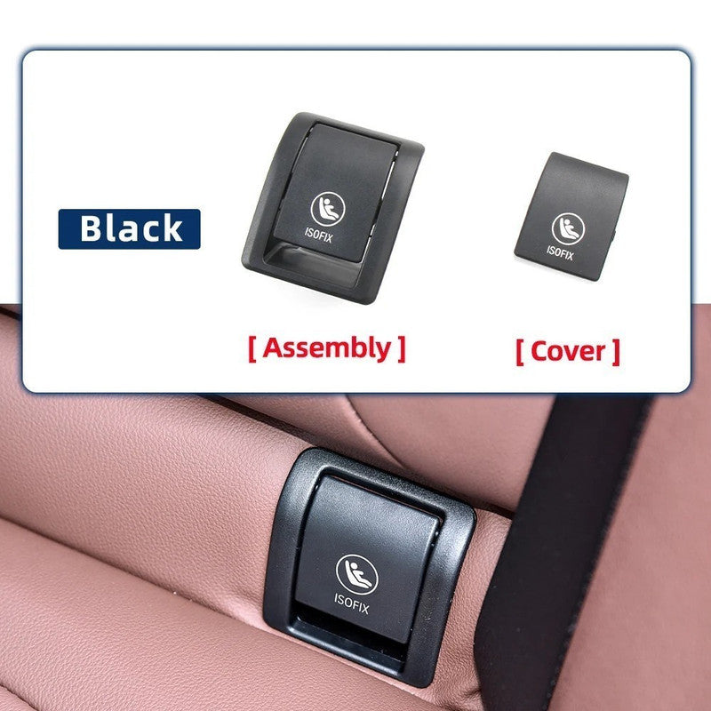 Car Craft Compatible With Bmw X6 G06 2019-2025 Rear Child Seat Anchor Safety Isofix Restraint Backseat Buckle Covers 52207939510 Gray White Assembly CC-9028