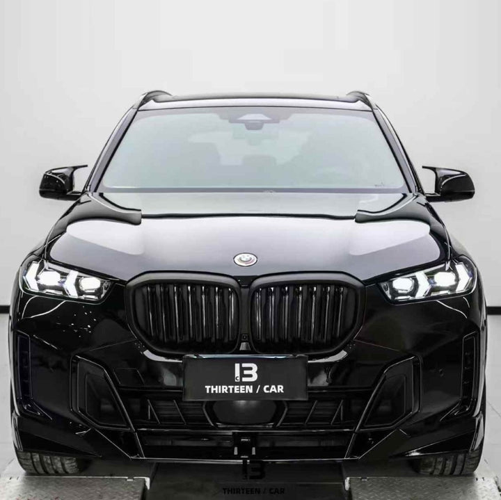 Car Craft Compatible With Bmw X5 G05 2023+ M Sport X5m Front Bumper Lip Splitter Skirts Trim V Ten Vten Style - CAR CRAFT INDIA