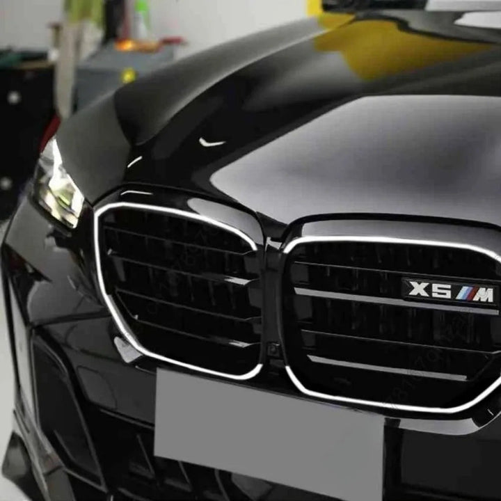 Car Craft Compatible With Bmw X5 G05 Lci 2023-2025 M Sport Front Bumper Show Illuminated Led Glow Grill CC-9673