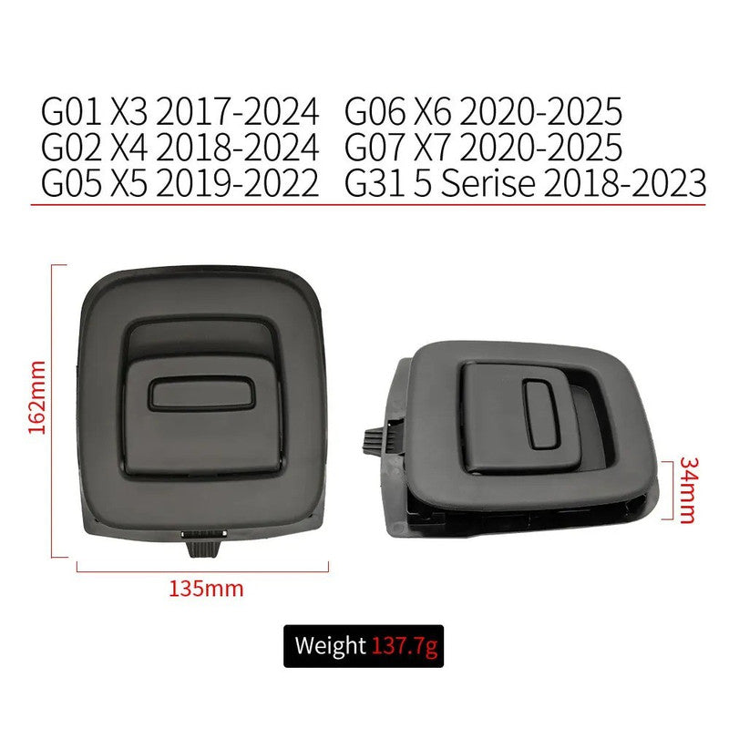 Car Craft Compatible With Bmw X3 X4 X5 X X7 G01 G02 G05 G06 G07 2019-2026 Trunk Tail Boot Cover Bottom Plate Mat Floor Carpet Handle Spare Tire Cover Lock 51479471108 Black - CAR CRAFT INDIA