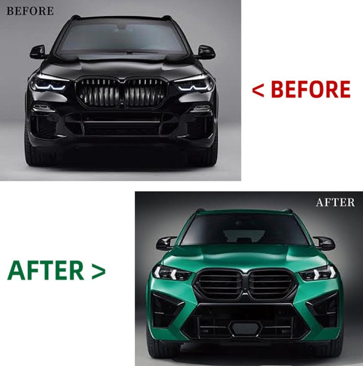 Car Craft Compatible With Bmw X5 G05 2019-2022 To G05 Lci 2023+ X5m M Sports Upgrade Facelift Conversion Bodykit Bumper Headlight Taillight Side Skirt CC-6337 - CAR CRAFT INDIA