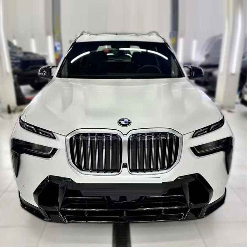Car Craft Compatible With Bmw X7 G07 Lci 2023+ M Sport Mp M Performance Mt M Tech Bumper Upgrade Convert To X5m Aero Black Samurai Bodykit Diffuser Exhaust Front Lip Spoiler Splitter Gc