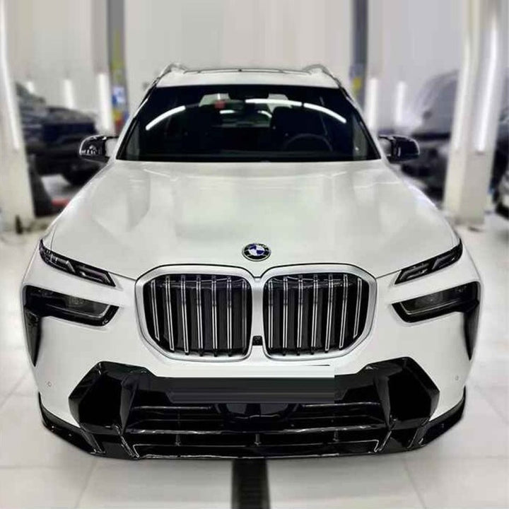 Car Craft Compatible With Bmw X7 G07 Lci 2023+ M Sport Mp M Performance Mt M Tech Bumper Upgrade Convert To X5m Aero Black Samurai Bodykit Diffuser Exhaust Front Lip Spoiler Splitter Gc