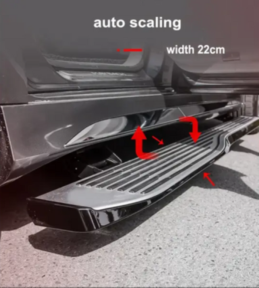 Car Craft Compatible With Bmw X7 G07 2019-2025 Automatic Deployable Electric Side Step Retractable Ladder Pedal Running Boards Side Step Car With Fixed Side Step Mhb Style
