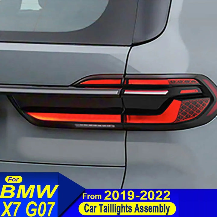 Car Craft Compatible With Bmw X7 G07 Pre Lci 2019-2022 Car Rear Upgraded Tail Light Lamp Xenon Taillight Light Retrofit Upgrade Modified Led Drl Hid Lci Style