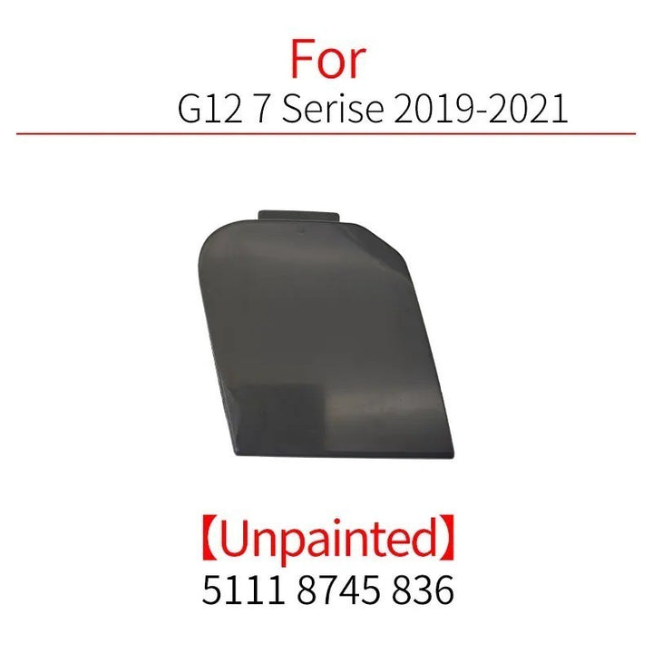 Car Craft Compatible With Bmw 7 Series G11 G12 Lci 2019-2021 M Sport Front Bumper Trailer Tow Towing Hook Hole Cover 51118745836 Unpainted - CAR CRAFT INDIA