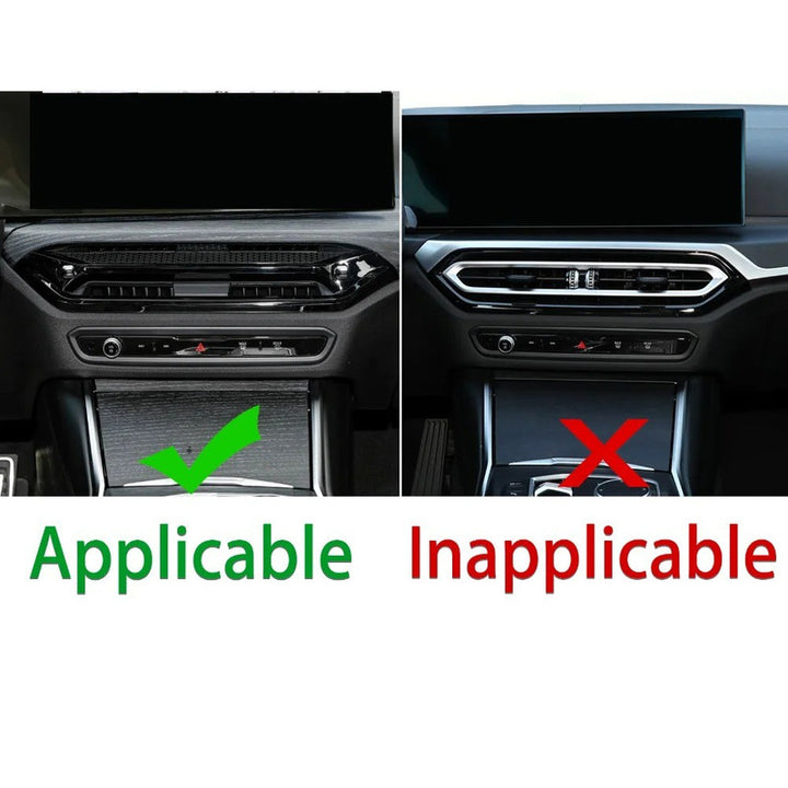 Car Craft Compatible With Bmw 2 3 4 Series G42 G20 G22 G23 G26 M2 G87 M2 M3 G80 G81 M4 G82 G83 2024-2025+ Car Central Dashboard Interior Cup Holder Armrest Trim Cover Real Carbon Fiber 6 in 1