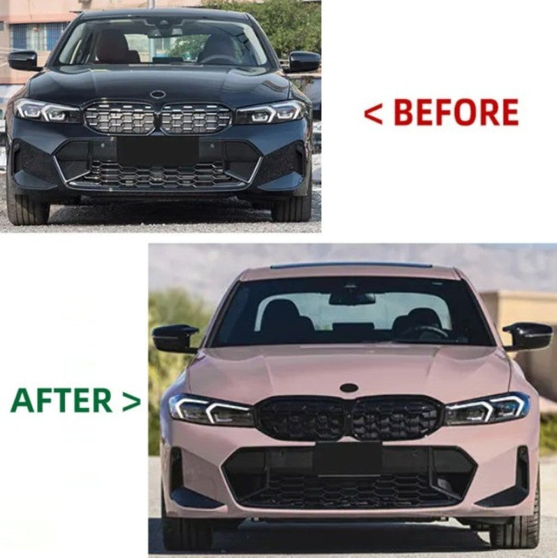Car Craft Compatible With Bmw 3 Series G20 LCI 2023+ Upgrade Facelift Convert To M Performance M Sport M Tech M-tech Bodykit Bumper Body Kit Front Bumper Assembly Gc G20/28-036