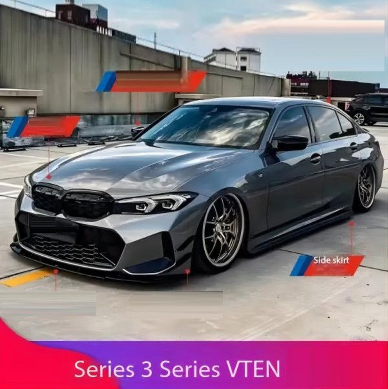 Car Craft Compatible With Bmw 3 Series G20 G28 Lci 2023-2026 M Sport M340i Side Skirt Splitter Trim Running Board V Ten Vten Style - CAR CRAFT INDIA