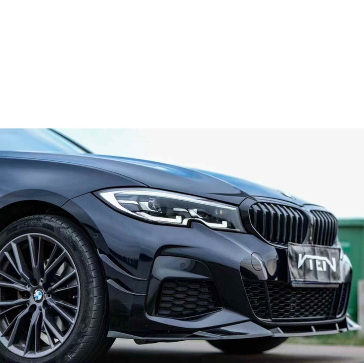 Car Craft Comptible With Bmw 3 Series G20 2019-2022 M Sport M3 Front Bumper Upgraded Bodykit Body Kit Skirts Splitter Front Rear Lip Diffuser Side Skirts Spoiler Trims Cannards Vten Style CC-9079