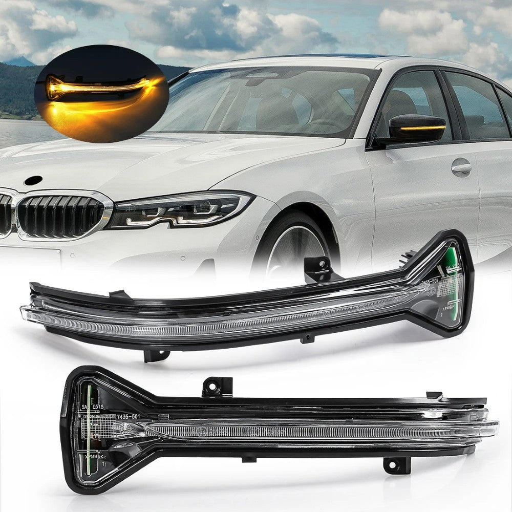 Car Craft Compatible With Bmw 3 4 5 6 7 8 Series G20 19-22 G22 20-22 G30 F90 G38 16-22 G32 17-22 G11 G12 16-22 G14 18-22 Led Rear View Indicator Side Mirror Light 5116741465 Right CC-7938 FOR M SPORT M5 CAR LONG
