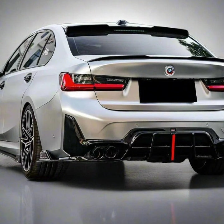 Car Craft Compatible With Bmw 3 Series G20 Lci G28 2023+ V-ten Vten Bodykit Front After Rear Lip Led Diffuser M340i M3 M4 Spoiler Side Skirts Splitter Canards Package - CAR CRAFT INDIA