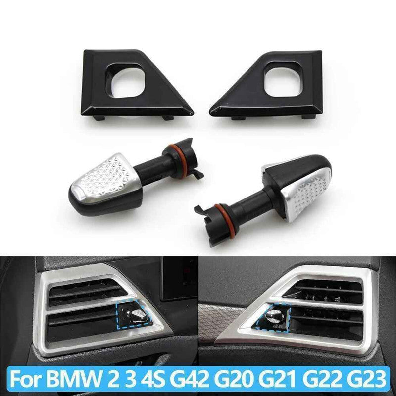 Car Craft Compatible With Bmw 2 Series G42 3 Series G20 G80 4 Series G22 G26 G82 I3 I4 G28 G26 Bev 2024-2026 Car Ac Air Vent Slider Rotary Knob Ac Vent Adjust Lever Cover Trim 64225a8e299-d1 64225a8e2a9-d2 Right - CAR CRAFT INDIA